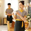 Custom Logon New Soft and Comfortable Fast Food Restaurant Waiter Uniform