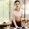 Short Sleeves Free Design Hotel Fast Food Restaurant Waiter Uniform Designs