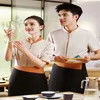 Short Sleeves Free Design Hotel Fast Food Restaurant Waiter Uniform Designs