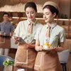 High Quality Modern Restaurant Trendy Restaurant Waiter Uniforms for Men and Women