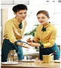 2025 Casual Restaurant Uniform Long Sleeve – Breathable Polyester, Custom Logo – Bulk Discounts