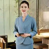 Custom Design Long Sleeve Manager Hotel Uniform for Waiter Waitress