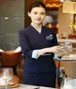 Cotton Chef Kitchen Hotel Clothes Long Sleeve Manager Uniform for Restaurant