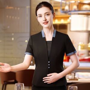 Women Professional Suit Manager Formal Hotel Catering Front Desk Work Uniform