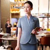 Fashion Front Office Reception Fashion Dress Short Sleeve Manager Hotel Staff Uniform