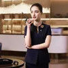 Best Quality White Strip Piping Long Sleeve Manager Hotel Uniform