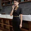 Restaurant Uniform Short Sleeve Manager Hotel Uniform for Waiter Waitress