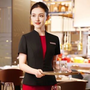 Custom Design Professional Waitress Hotel Staff Manager Uniform