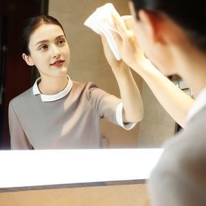 Breathable Long Sleeve Room Attendant Workwear with Stain-Resistant Fabric for 5-Star Hotels